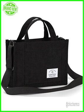 Corduroy Tote Bag Crossbody Shoulder Handbag Adjustable Strap